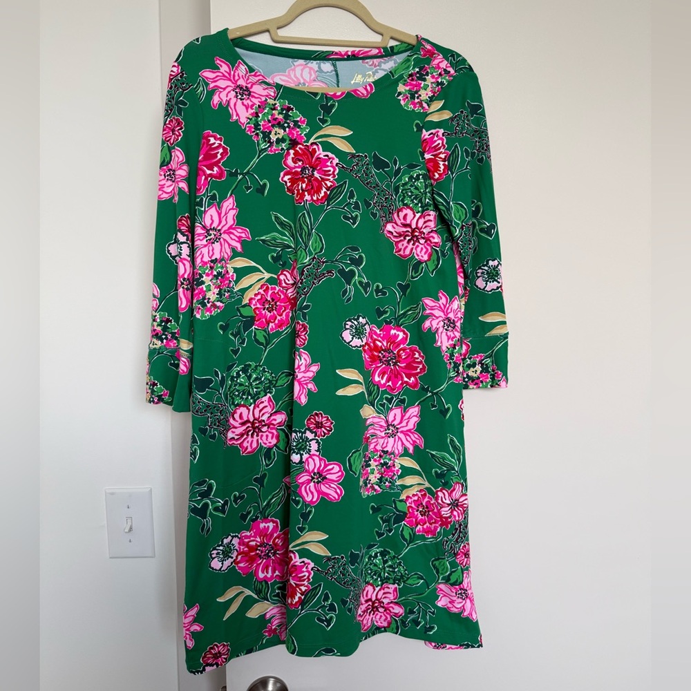 EUC Lilly Pulitzer UPF 50+ Solia Chillylilly Dress